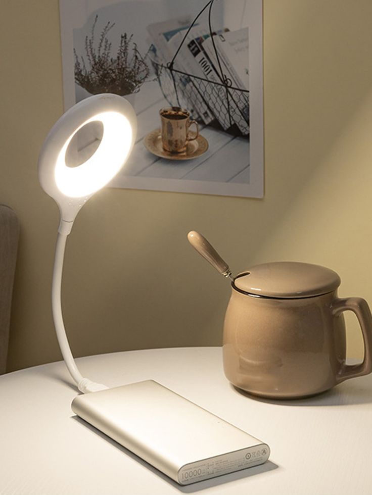 Voice Control USB Light for Laptop, Sound Activated 24 LED Night Lights for Bedroom, Lightweight Small LED Reading Light Lamp with Flexible Goose Neck for Power Bank Computer