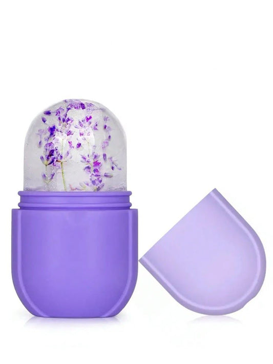 Ice Roller For Face (pack of 3), Neck and Body | For Puffy Eyes and Facial Skin Care, Ice Facial Cube (Random Color)