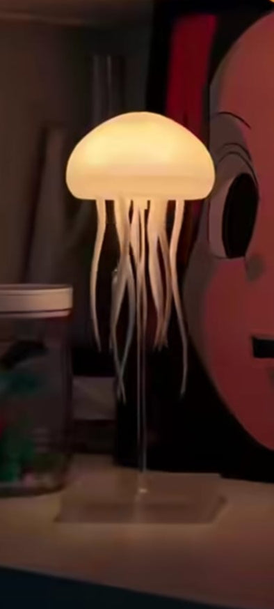 Jellyfish Baby LED Night Light – 7-Color Changing Lamp for Kids, Baby Room Decor, Aesthetic Gifts for Girls, Boys , Friends & Ocean Lovers Night Lamps ( Hanging + Base ) (Jelly Fish)