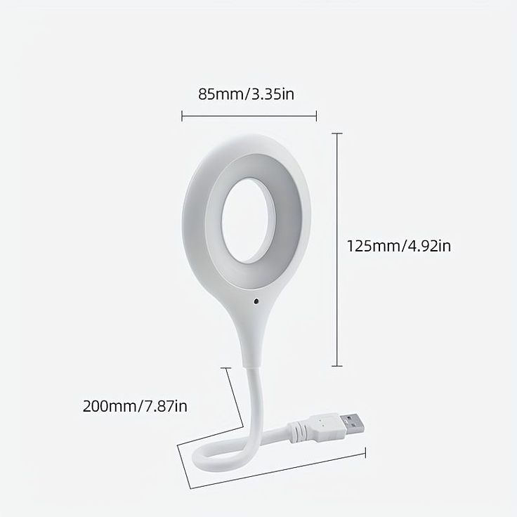 Voice Control USB Light for Laptop, Sound Activated 24 LED Night Lights for Bedroom, Lightweight Small LED Reading Light Lamp with Flexible Goose Neck for Power Bank Computer