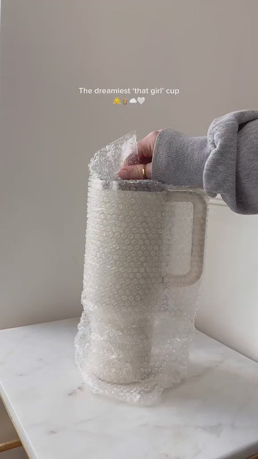 Trendlykart 1200ML Stainless Steel Tumbler with Lid and Straw, Hot and Cold with Handle, 100% Leak Proof Mug Cupholder for Travelling, Gym (40 OZ)